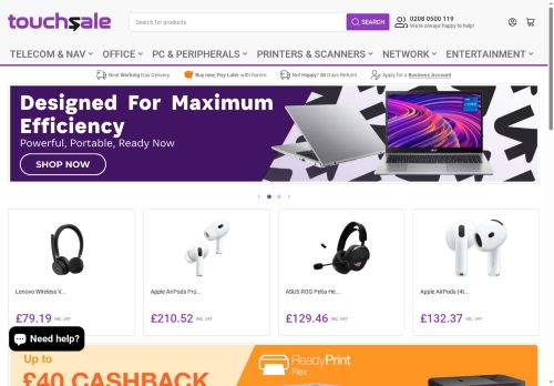 Desktop page screenshot