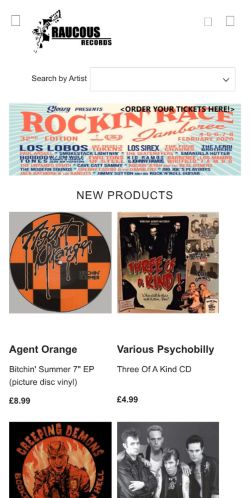 Mobile page screenshot