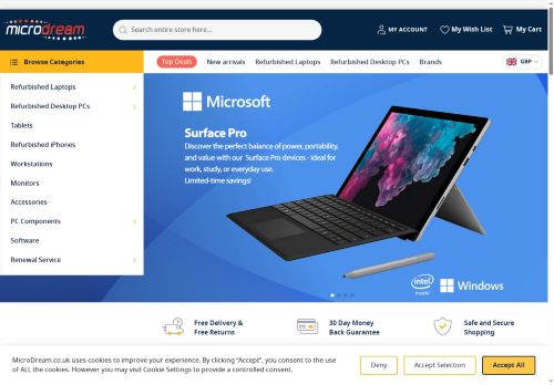 Desktop page screenshot