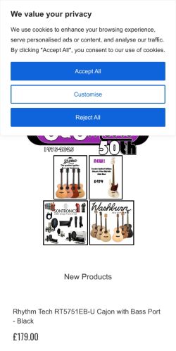 Mobile page screenshot