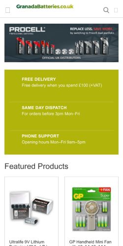 Mobile page screenshot