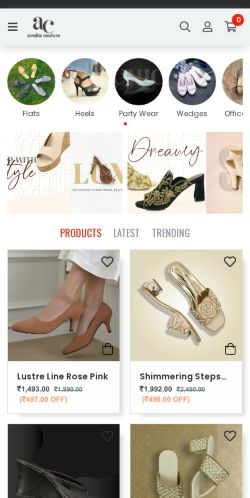 Mobile page screenshot