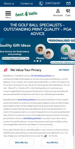 Mobile page screenshot