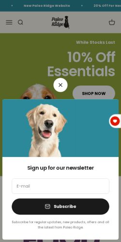 Mobile page screenshot