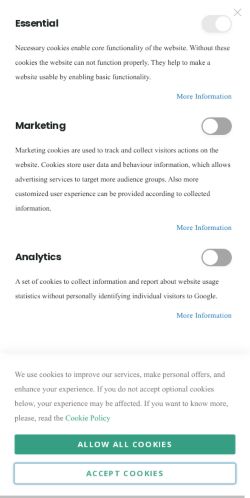 Mobile page screenshot