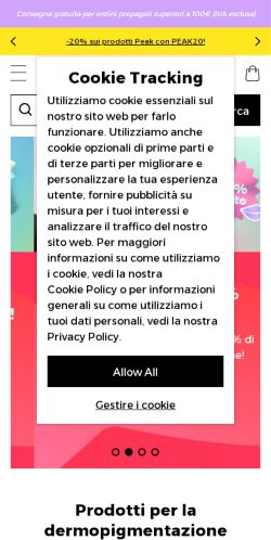 Mobile page screenshot