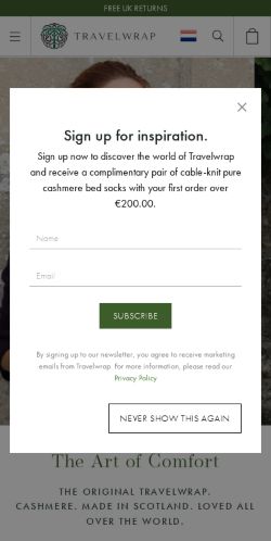 Mobile page screenshot