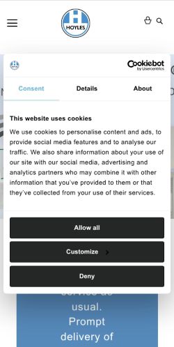 Mobile page screenshot