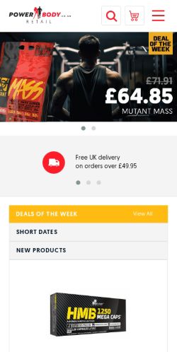 Mobile page screenshot