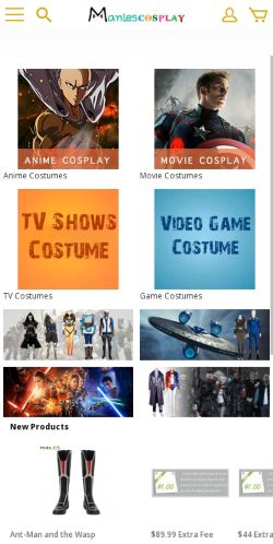 Mobile page screenshot