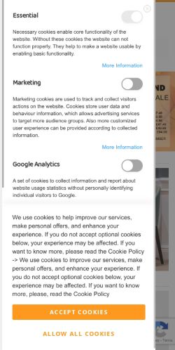 Mobile page screenshot
