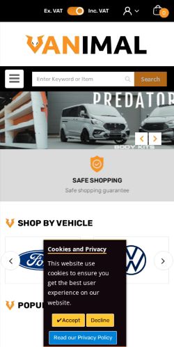 Mobile page screenshot