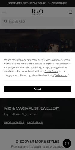 Mobile page screenshot