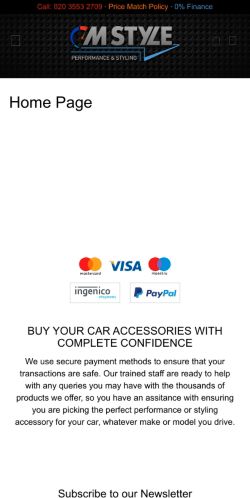 Mobile page screenshot