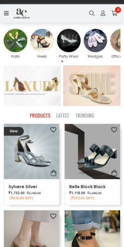 Mobile page screenshot