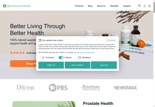 Desktop page screenshot