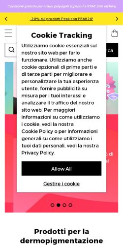 Mobile page screenshot