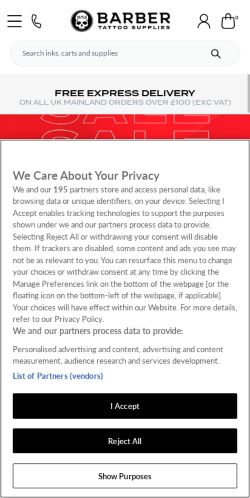 Mobile page screenshot