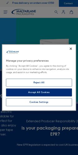Mobile page screenshot