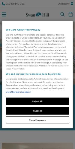 Mobile page screenshot