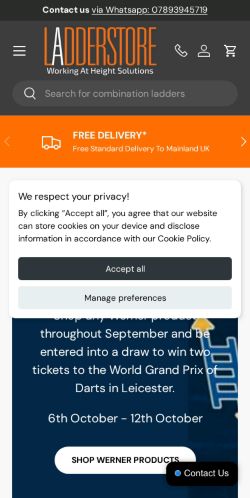 Mobile page screenshot