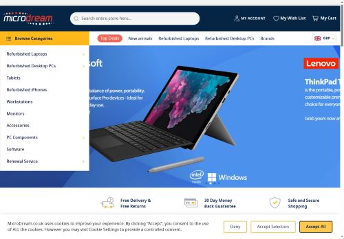 Desktop page screenshot