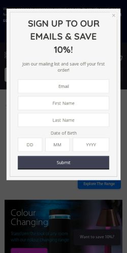 Mobile page screenshot