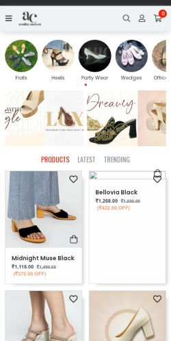 Mobile page screenshot