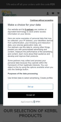 Mobile page screenshot