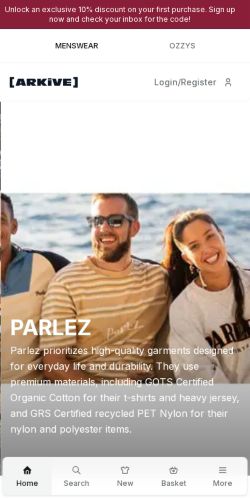 Mobile page screenshot
