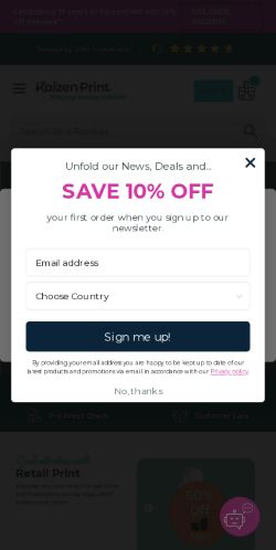 Mobile page screenshot