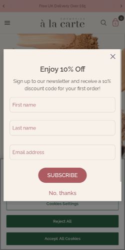Mobile page screenshot