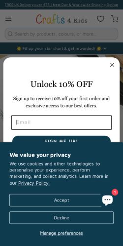 Mobile page screenshot