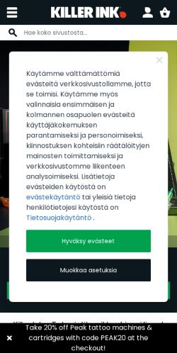 Mobile page screenshot