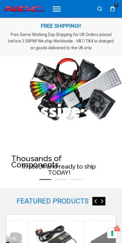Mobile page screenshot