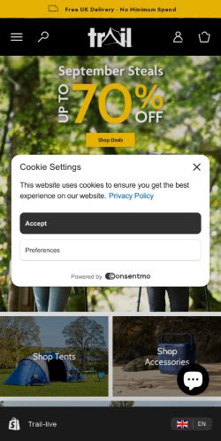 Mobile page screenshot