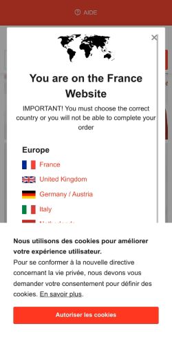 Mobile page screenshot