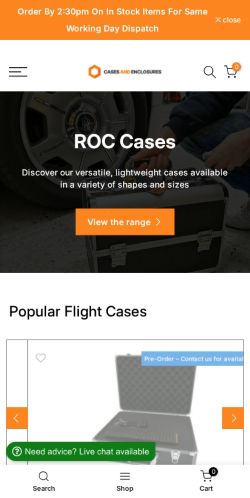 Mobile page screenshot