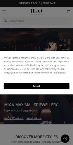 Mobile page screenshot