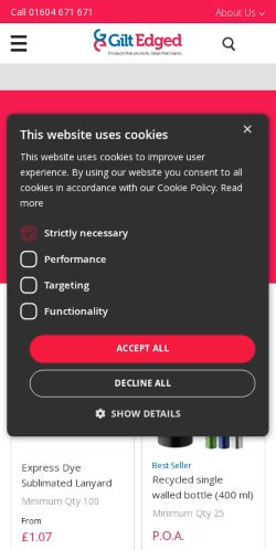 Mobile page screenshot