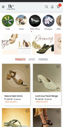 Mobile page screenshot