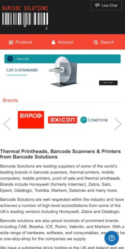 Mobile page screenshot