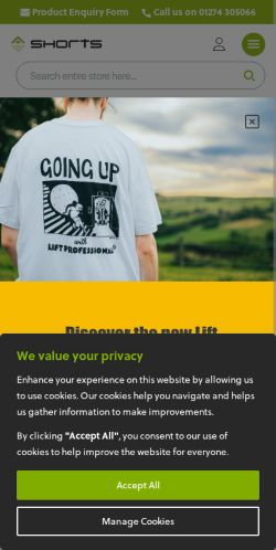 Mobile page screenshot