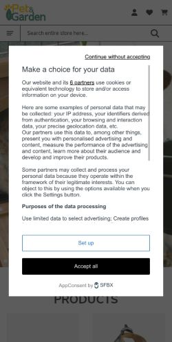 Mobile page screenshot