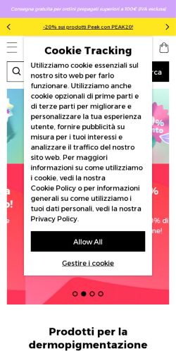 Mobile page screenshot