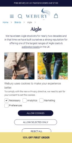 Mobile page screenshot