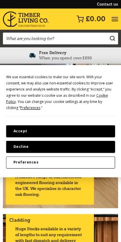Mobile page screenshot