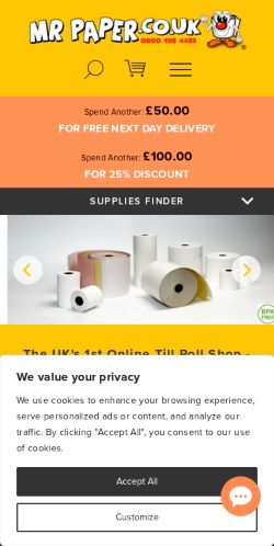 Mobile page screenshot