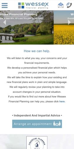 Mobile page screenshot