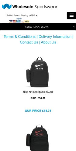 Mobile page screenshot